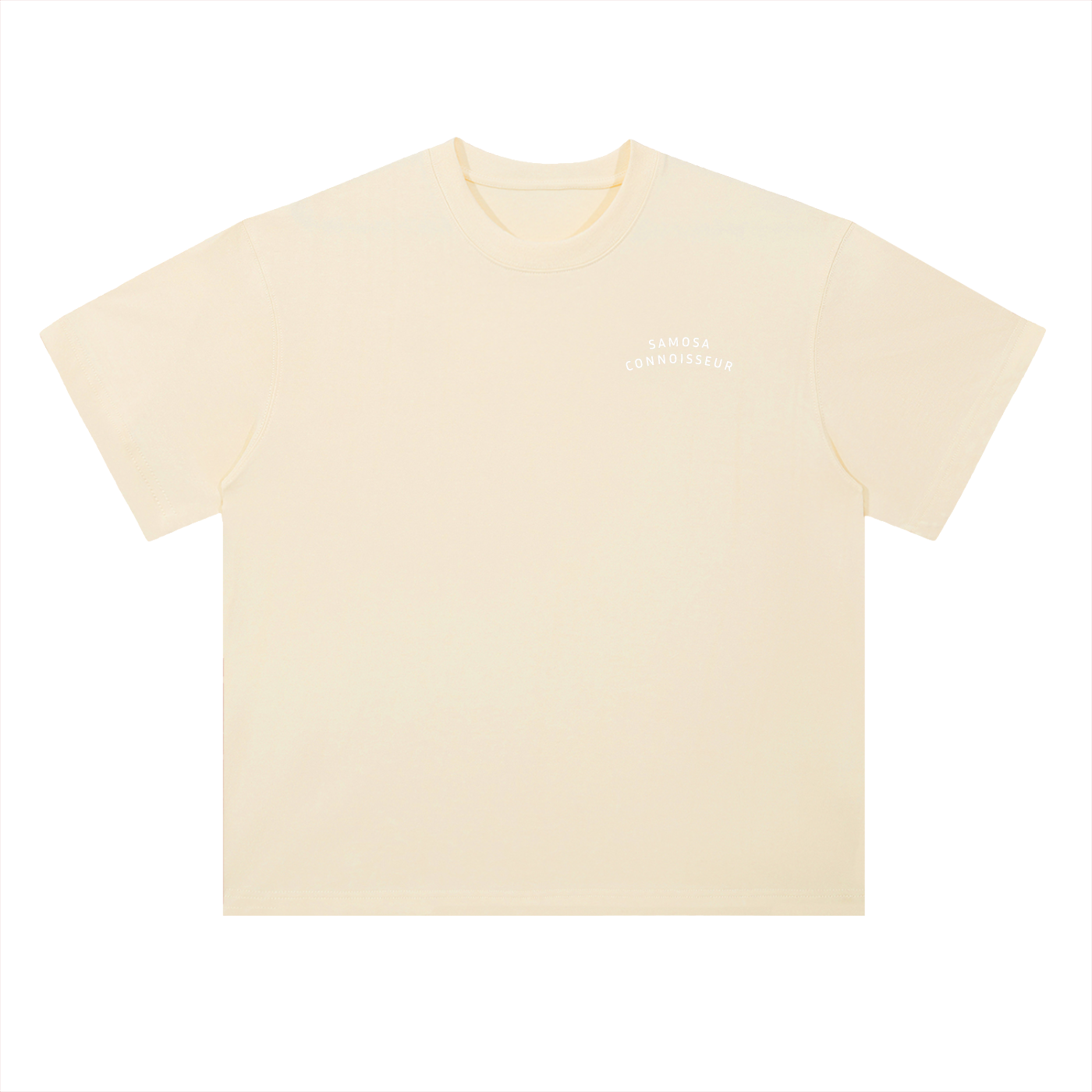 Samosa Connoisseur Heavyweight Drop Shoulder Cotton T-Shirt